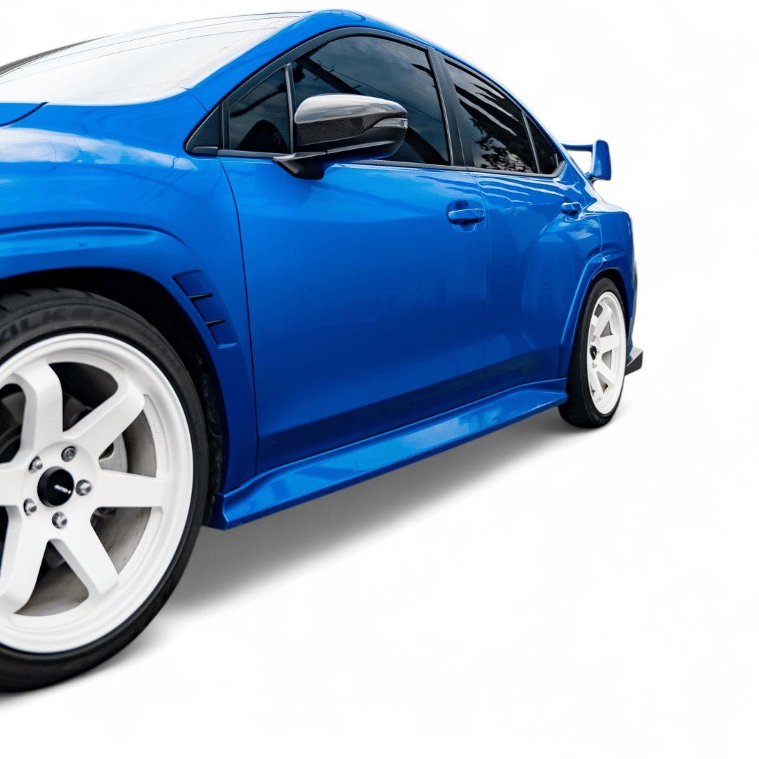 2022 - 2025 Subaru WRX Paint Matched Side Skirts OE Style - JDMuscleSide SkirtsVB-OE-M6Y-SSCeramic White