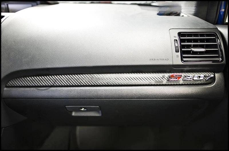 3D Carbon Fiber Dash Overlays - 15 - 21 WRX / STI / 14 - 18 Forester / 13 - 17 Crosstrek - JDMuscleInterior - VinylSFB15DASH