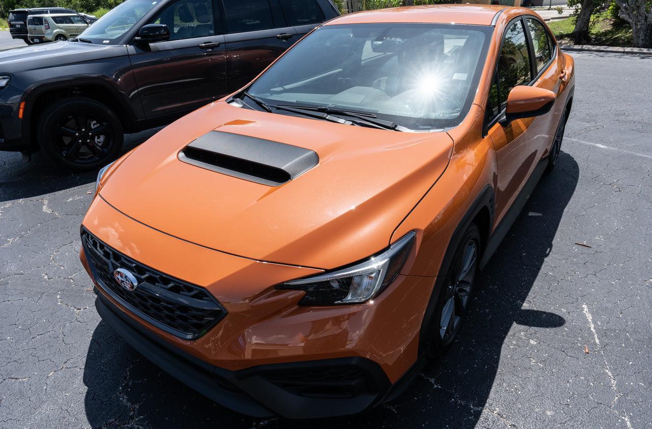 StickerFab 3D Carbon Hood Scoop Overlay - 2022+ Subaru WRX