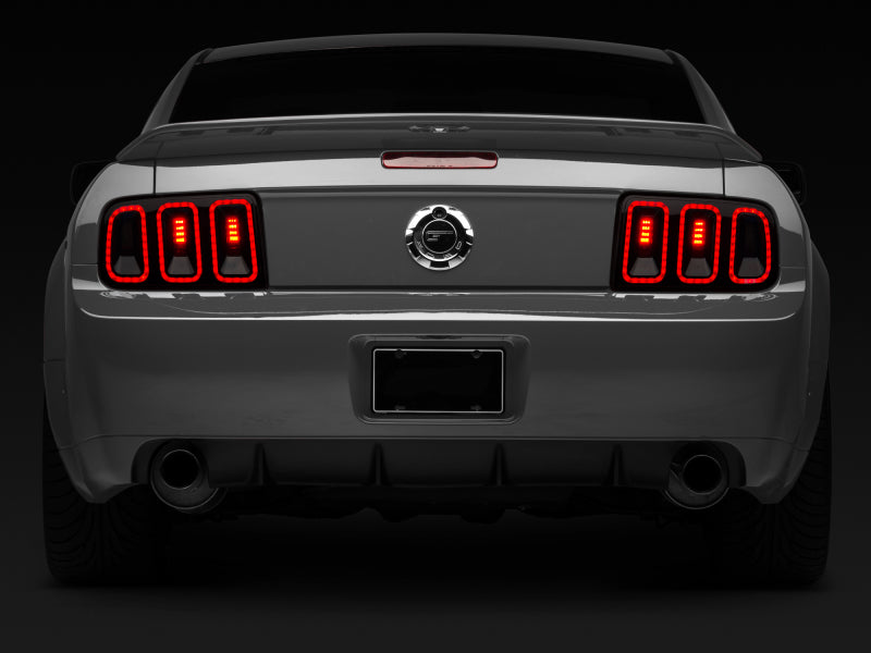 Raxiom 05-09 Ford Mustang Gen5 Tail Lights- Black Housing | Smoked Lens