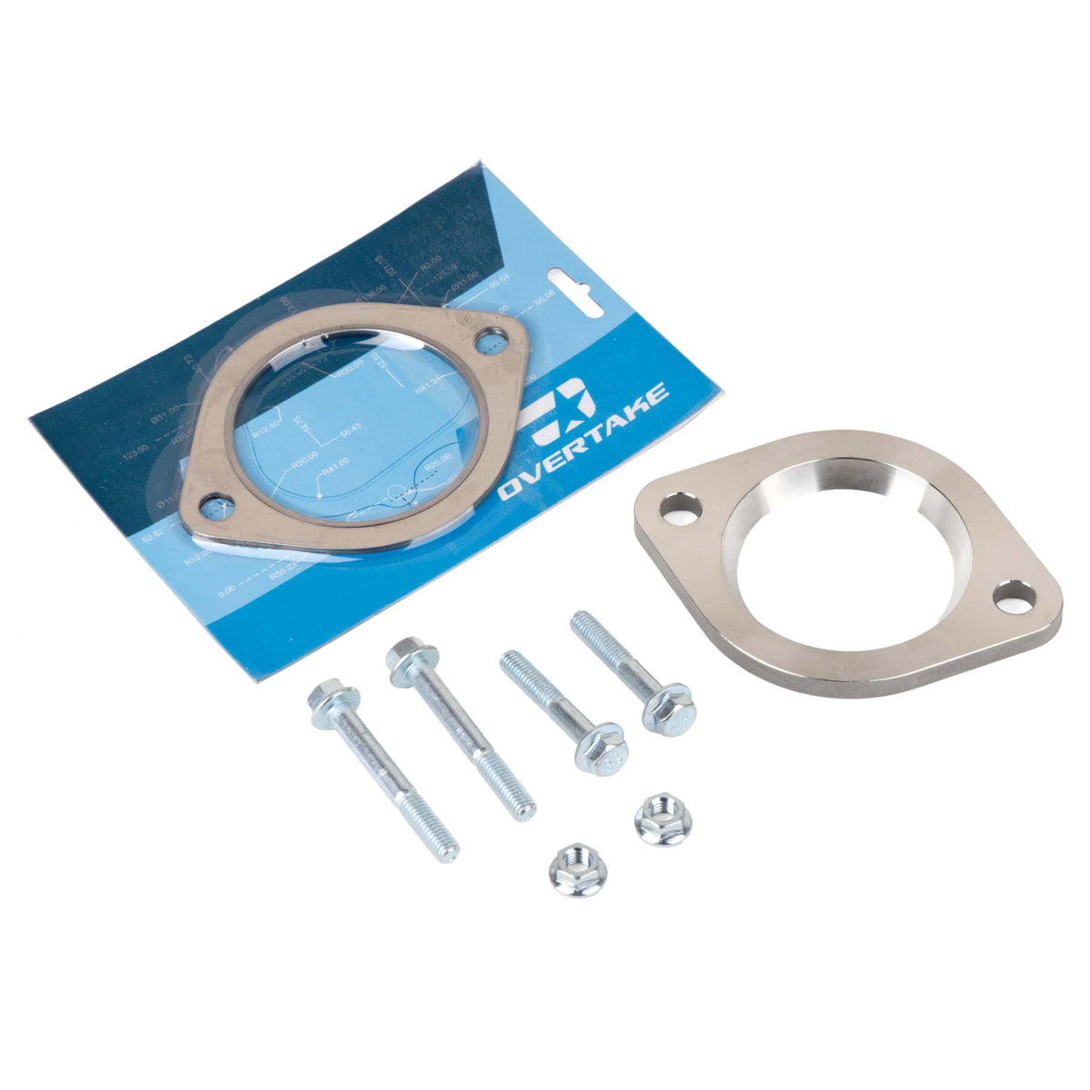 OVERTAKE OEM Downpipe to 3in Cat Back Adapter Subaru Turbo Models