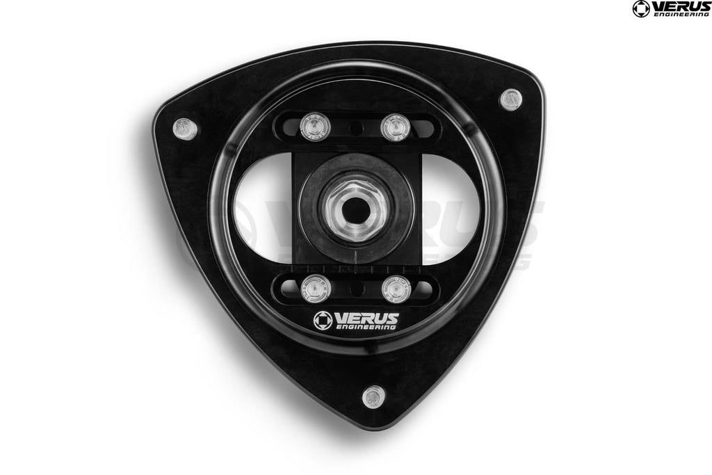 Verus Engineering 13-23 BRZ / 17-23 Toyota 86 Front Camber Plate Kit Anodized Black | A0019A-BLK