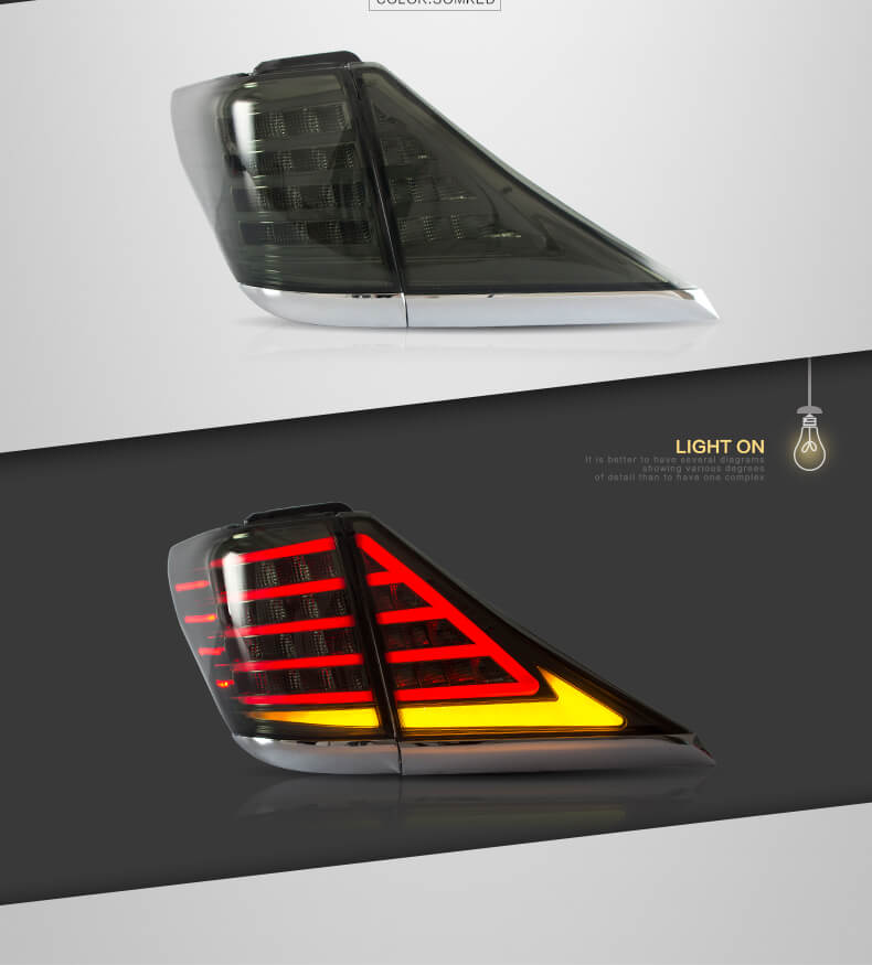 VLAND 07-13 Toyota Verllfire / Alphard Full LED Tail Lights