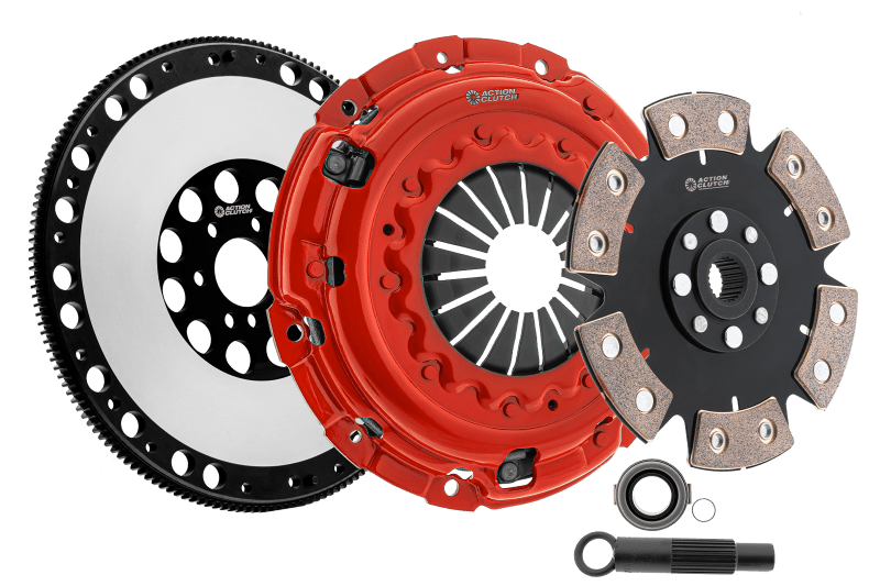 Action Clutch Stage 6 (2MD) Clutch Kit with Lightened Flywheel for Subaru WRX 2018 - 2021 2.0L Turbo AWD - JDMuscleSPK821422
