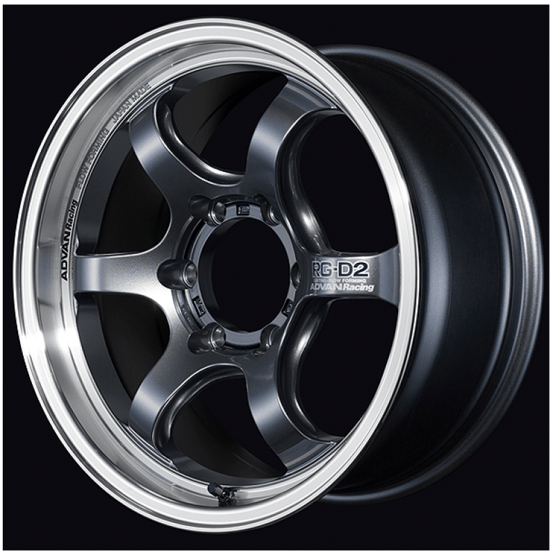 Advan RZ - DF2 Wheel 19x10.0 5x114.3 25mm Diamond Cut & Hyper Platinum Black - JDMuscleSPK586379