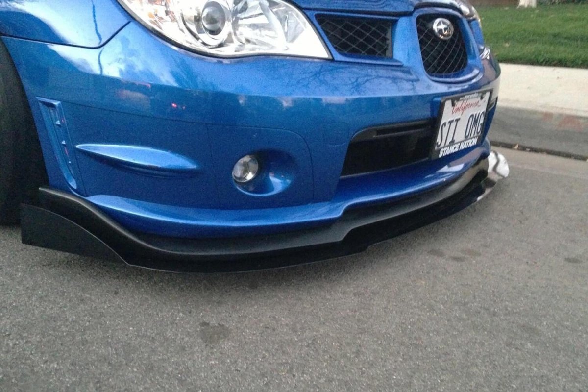 AeroflowDynamics 2006 - 2007 WRX/STI Front Splitter V2 - JDMuscleFront Wind SplitterAFD-07WRX-AL-SPLT-V2Subaru Front Splitter 2006 - 2007 WRX/STI