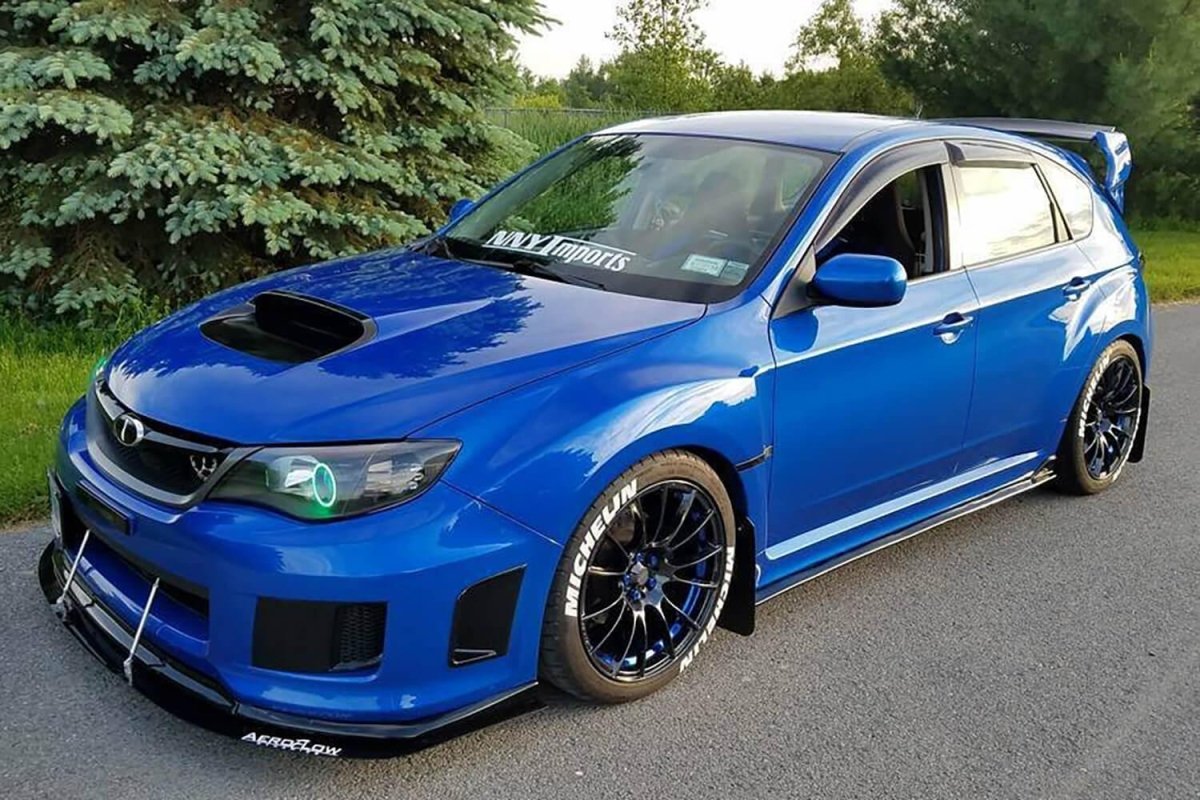 AeroflowDynamics 2008 - 2014 Subaru Wrx/Sti Front Splitter V4 - JDMuscleFront Wind Splittersku-16704197251STI LIP