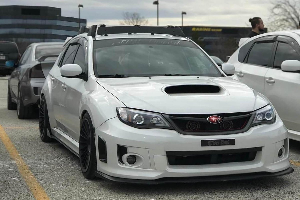 AeroflowDynamics 2008 - 2014 Subaru Wrx/Sti Side Skirt Extensions V2 - JDMuscleSide SkirtsAFD-08WRX-AL-SS-EXT-V2