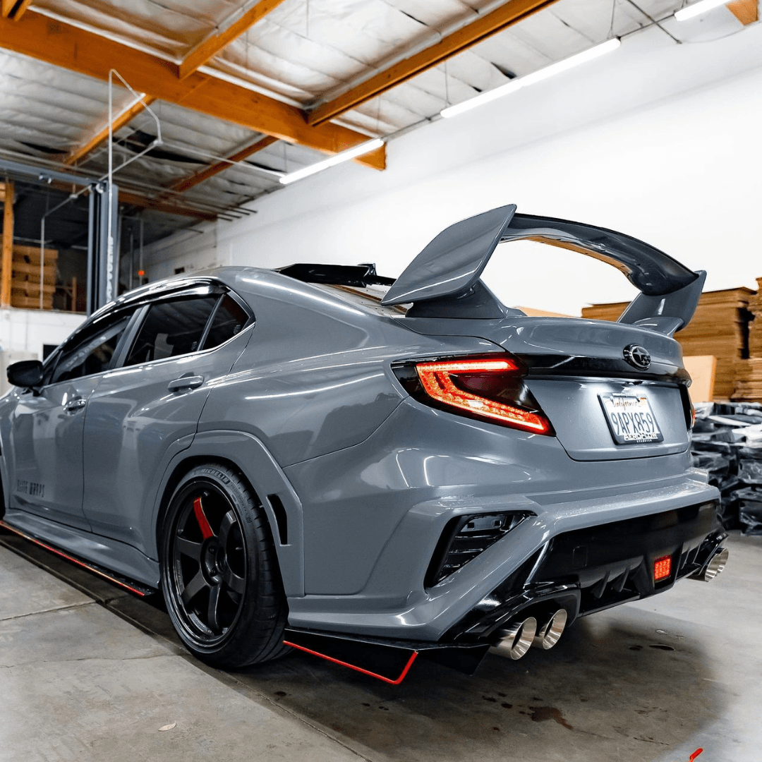 AeroflowDynamics 2022 - 2024 Subaru Wrx Rear Window Spoiler V1 - JDMuscleSpoilers and WingsVB-V1-GBK-WINDSP