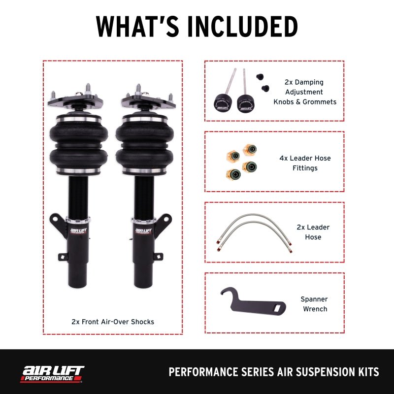 Air Lift 15 - 20 Acura TLX / 13 - 17 Honda Accord Front Performance Air Suspension Kit - JDMuscleSPKalf76014
