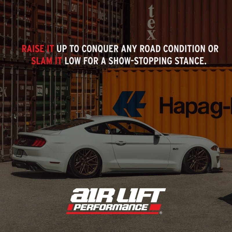 Air Lift Performance Front Air Suspension Kit for Ford Mustang S550/S650 by Air Lift (Part Number: alf76007) | alf76007 - JDMuscleSPK896238