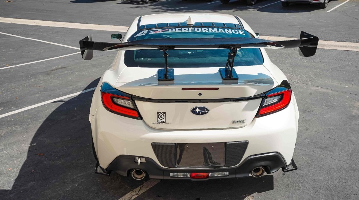 APR 22 - 23 BRZ / GR86 GTC - 300 Carbon Fiber Rear Wing w/ Deck 67in | AS - 106785 - JDMuscleSpoilers and WingsAS-106785