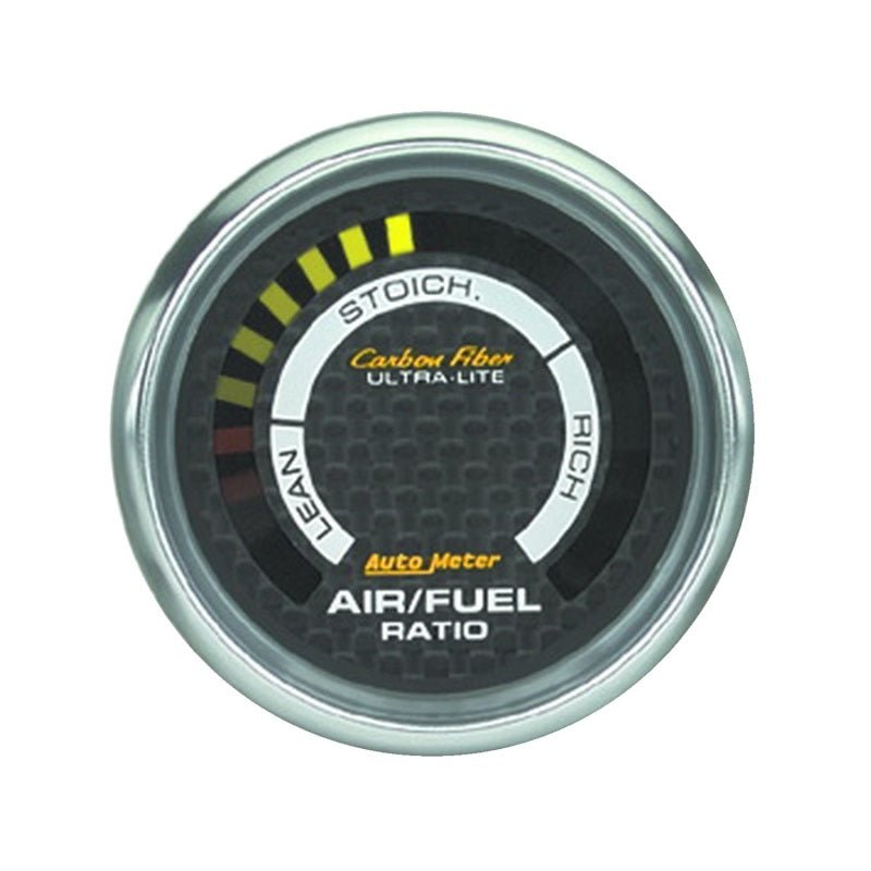 Autometer Carbon Fiber 52mm Electronic Air Fuel Gauge - JDMuscleSPKatm4775
