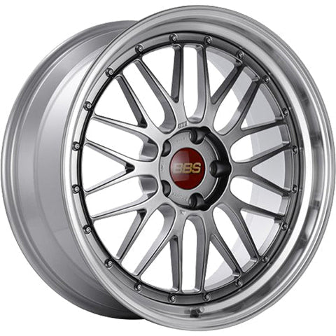 BBS LM 18x8 5x114.3 ET35 Diamond Black Center / Diamond Cut Lip Wheel PFS/Clip Required | LM078DBPK - JDMuscleWheelsbbsLM078DBPK