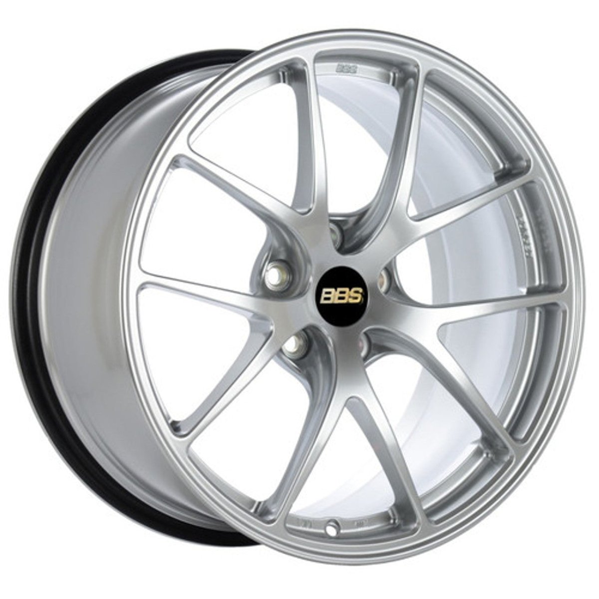 BBS RI - A 19x9 5x108 ET28 CB67 Diamond Silver Wheel 05 - 10 Ferrari 430 Excl. Center - Lock Challenge | RI016DS - JDMuscleWheelsbbsRI016DS