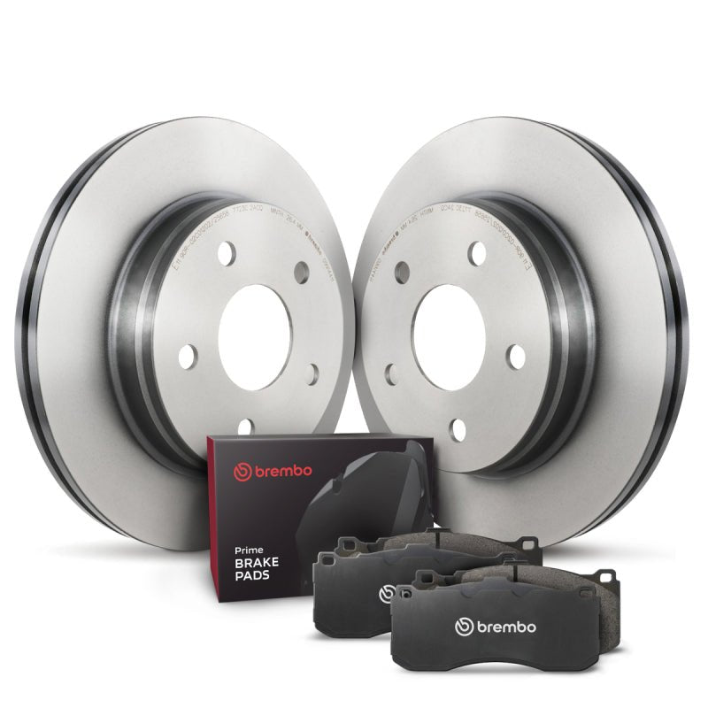 Brembo OE Front Disc Brake Kit for 2009 - 2014 Ford Mustang – Part Number breKT04244 | breKT04244 - JDMuscleSPK805149G