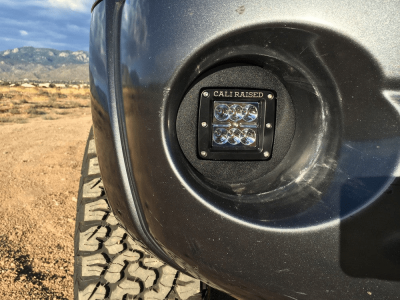 Cali Raised LED 2005 - 2011 Toyota Tacoma Fog Light Pod Brackets Kit with Amber Pods - Part calCR2455 | calCR2455 - JDMuscleSPK800953