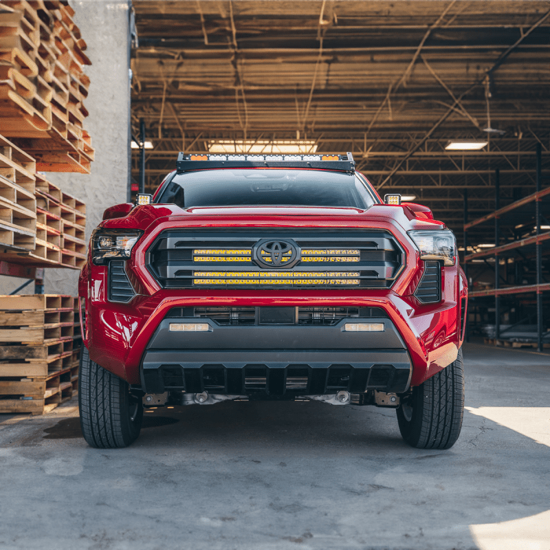 Cali Raised LED 2024+ Toyota Tacoma 32 - Inch Low Profile Grille LED Light Bar Kit – Two Light Bars | calCR4118 - JDMuscleSPK800480
