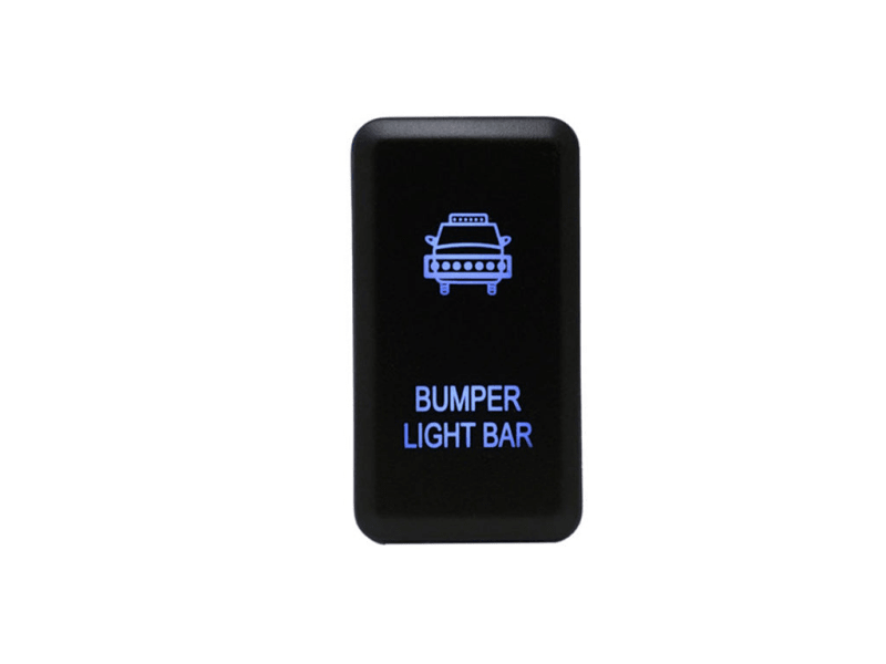 Cali Raised LED Tall Style Toyota OEM - Style Bumper Light Bar Switch - Blue | calCR2389 - JDMuscleSPK801068