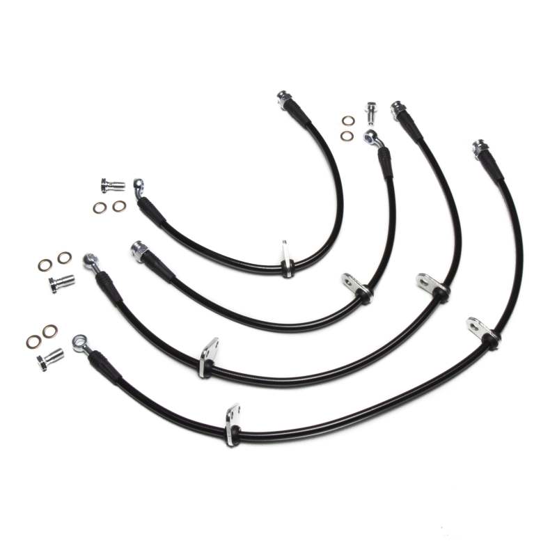 Chase Bays 04 - 07 WRX STi Caliper Brake Lines - Front & Rear Lines - JDMuscleSPKchbCB-WRX-STIFW