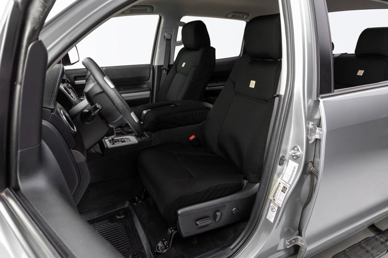 Covercraft Carhartt Super Dux PrecisionFit Front Seat Covers for Toyota Tacoma 2020 - 2023, Black | cvrGTT4187ABCOBK - JDMuscleSPK737406