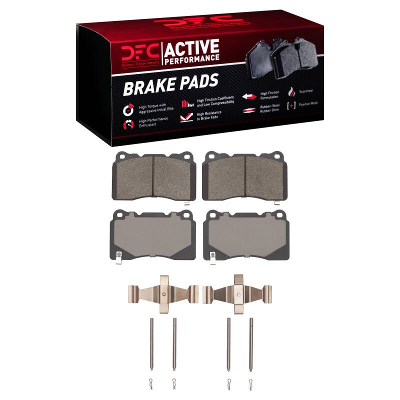 DFC 03 - 20 Subaru Impreza Front Active Performance Brake Pads and Hardware Kit | dfc1115 - 1001 - 01 - JDMuscleSPK948913