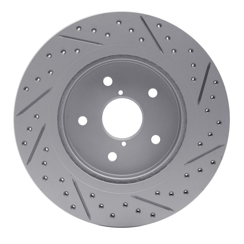 DFC 15 - 25 Subaru WRX Rear Left Drilled & Slotted Geoperformance Rotor | dfc830 - 13028L - JDMuscleSPK997350