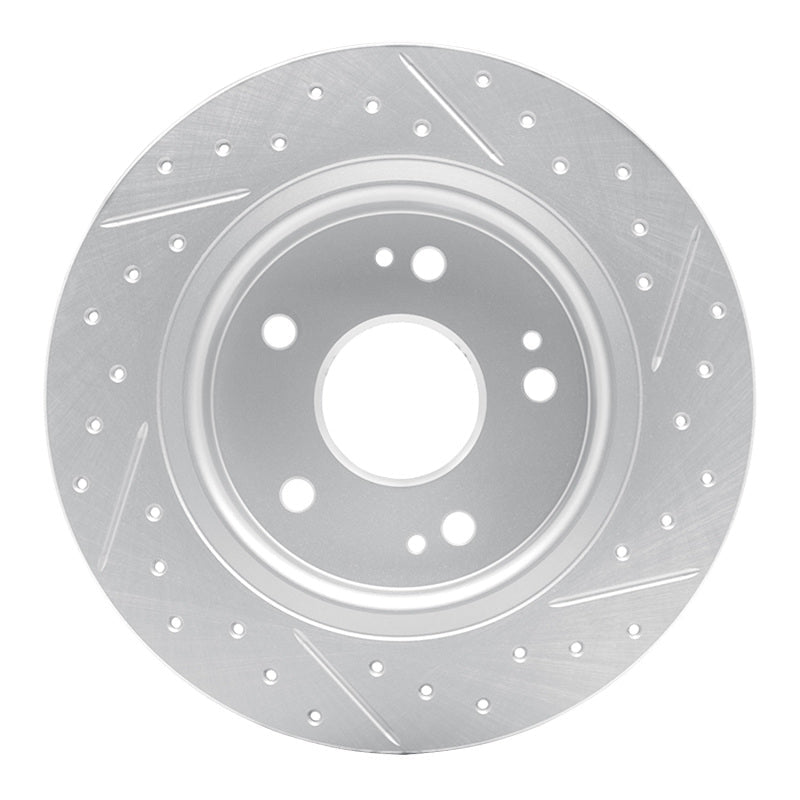 DFC 16 - 25 Honda HR - V Rear Left Drilled & Slotted Geoperformance Rotor | dfc830 - 59071L - JDMuscleSPK999089
