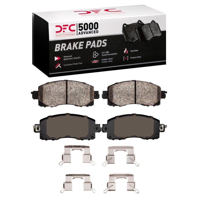 DFC 17 - 25 Subaru Forester Front 5000 Advanced Ceramic Brake Pads and Hardware Kit | dfc1551 - 2045 - 01 - JDMuscleSPK902822