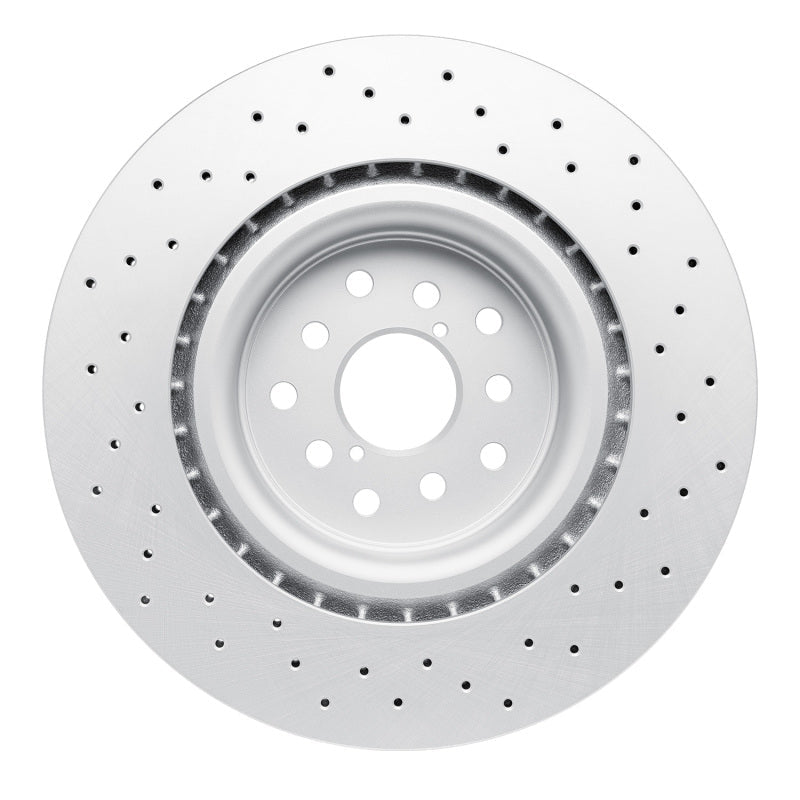 DFC 18 - 25 Subaru WRX STI Front Drilled Hi - Carbon Alloy Geomet Coated Rotor | dfc920 - 13041 - JDMuscleSPK930254