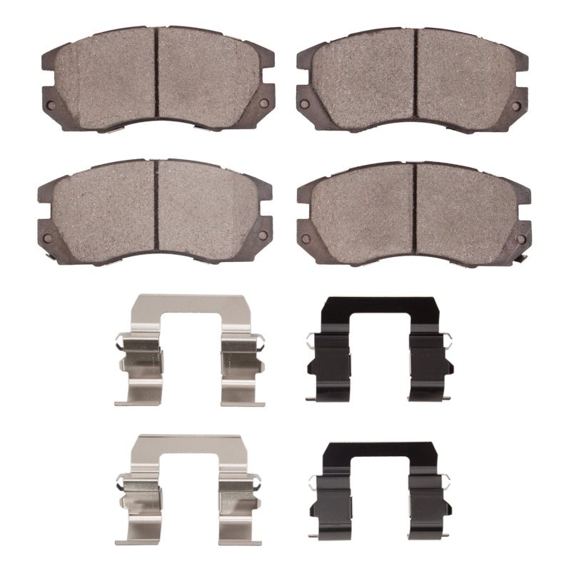 DFC 90 - 96 Subaru Legacy Front 4000 HybriDynamic Brake Pads and Hardware Kit | dfc4000 - 0563 - 01 - JDMuscleSPK916136