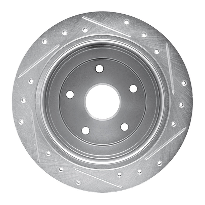 DFC 92 - 97 Subaru SVX Rear Left Drilled & Slotted Silver Brake Rotor | dfc631 - 13012L - JDMuscleSPK922261