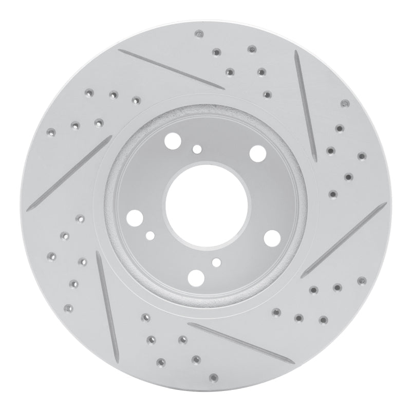 DFC Geoperformance Front Left Drilled & Slotted Rotor for Honda Civic Hatchback 2016 - 2026 | dfc830 - 59061L - JDMuscleSPK999073