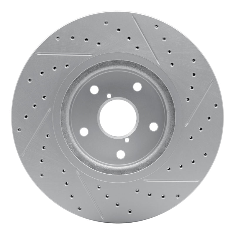 DFC Geoperformance Front Left Drilled & Slotted Rotor for Subaru WRX 2006 - 2021 | dfc830 - 13035L - JDMuscleSPK997357