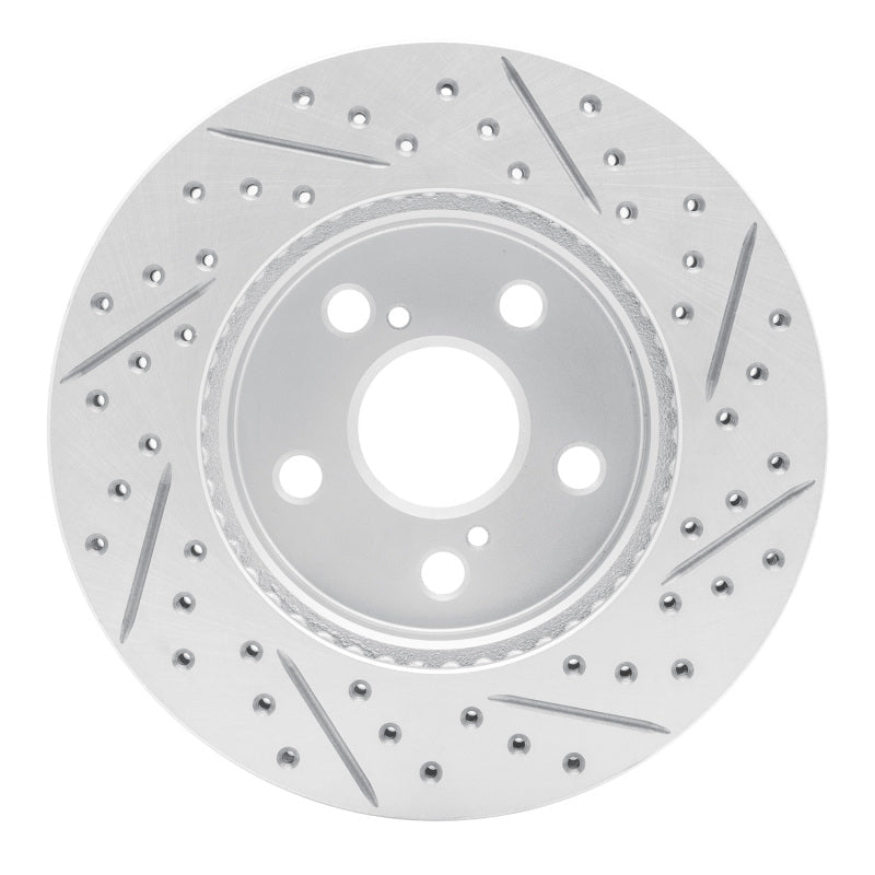 DFC Geoperformance Front Left Drilled & Slotted Rotor for Toyota Prius Prime (2016 - 2022) | dfc830 - 76151L - JDMuscleSPK999907
