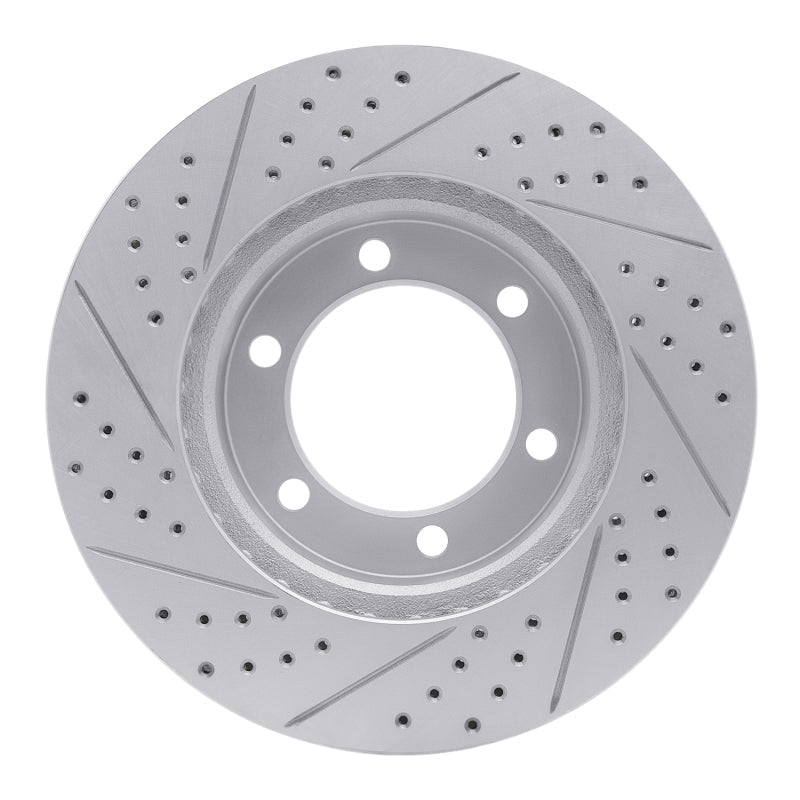 DFC Geoperformance Front Right Drilled & Slotted Rotor for Toyota Tundra (2000 - 2007) - Part No. DFC830 - 76124R | dfc830 - 76124R - JDMuscleSPK992377