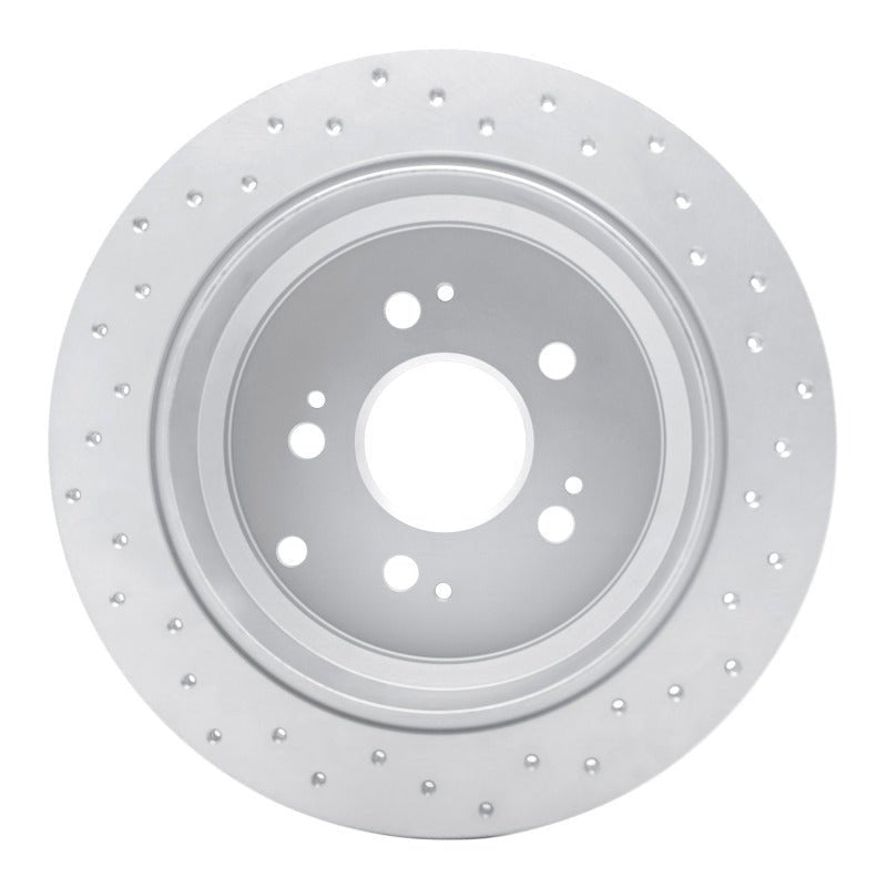 DFC Geoperformance Rear Left Drilled Brake Rotor for Honda Odyssey 2005 - 2010 | dfc820 - 59050L - JDMuscleSPK996102