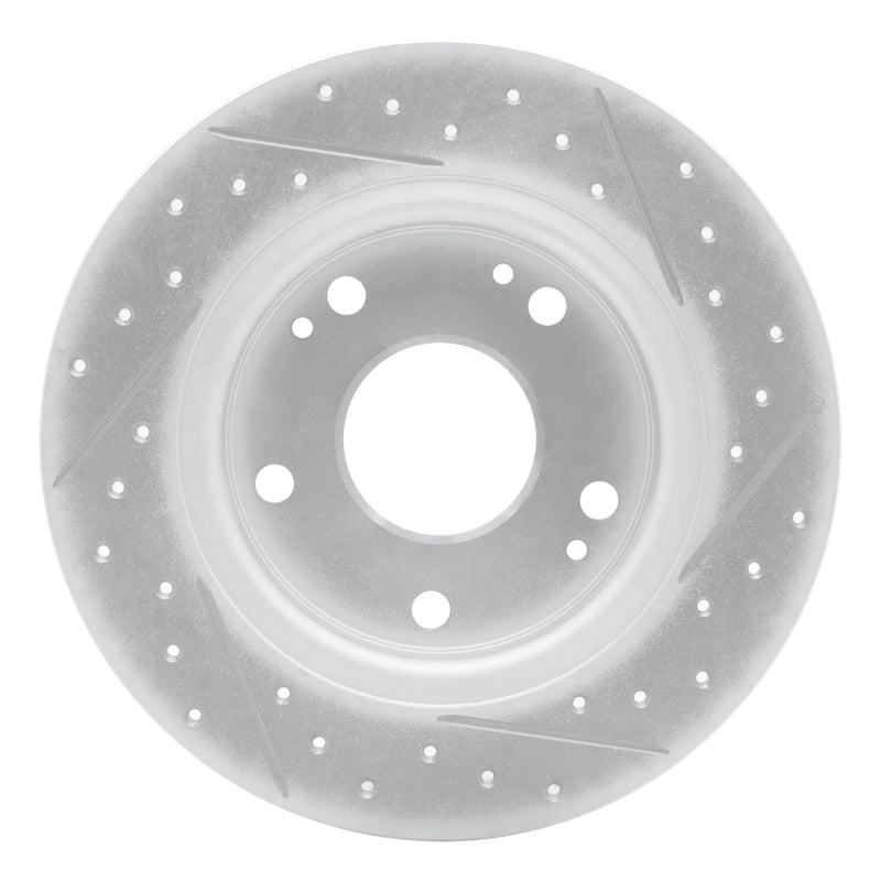 DFC Geoperformance Rear Left Drilled & Slotted Rotor for Honda Civic 2016 - 2025 Sedan | dfc830 - 59059L - JDMuscleSPK992305