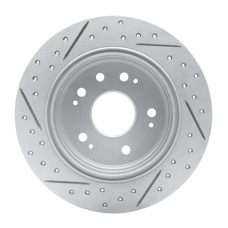 DFC Geoperformance Rear Right Drilled & Slotted Rotor for Honda CR - V (2002 - 2004) | dfc830 - 59046R - JDMuscleSPK999054