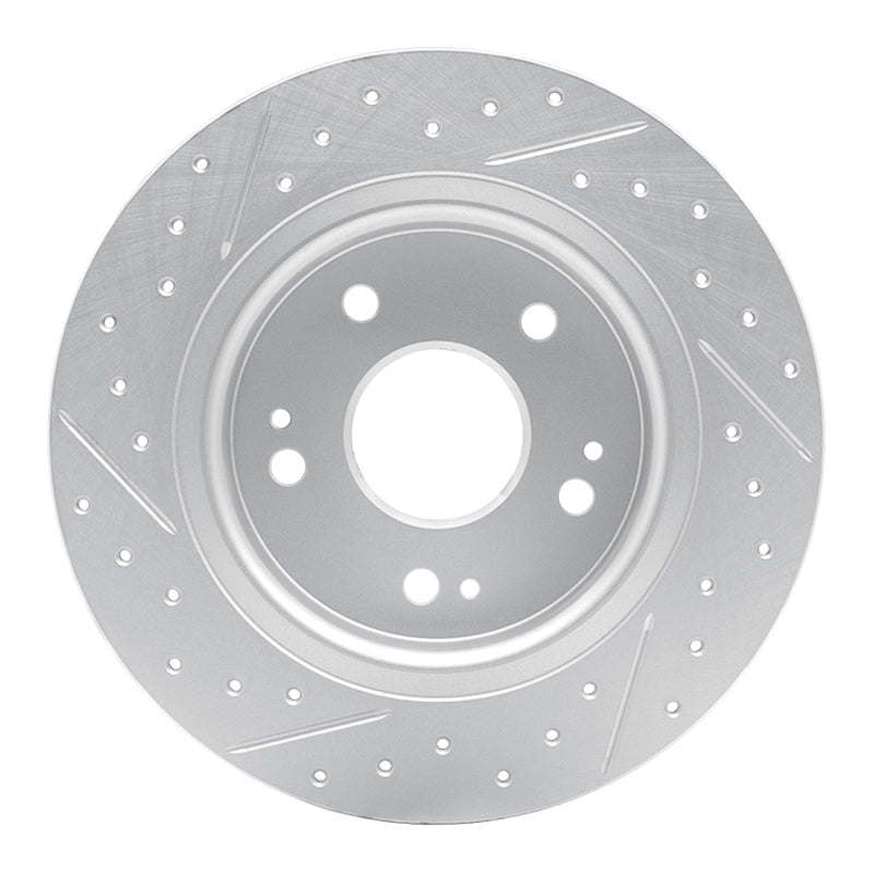 DFC Geoperformance Rear Right Drilled & Slotted Rotor for Honda HR - V (Part DFL830 - 59071R) | dfc830 - 59071R - JDMuscleSPK999090
