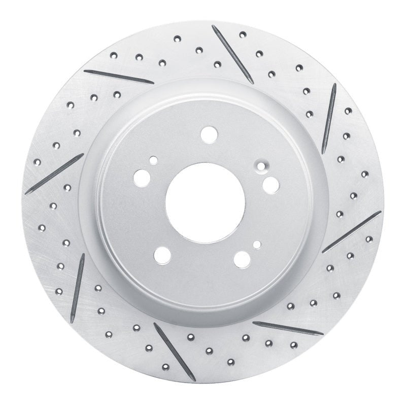 DFC Geoperformance Rear Right Drilled & Slotted Rotor for Honda Odyssey 2018 - 2026 by DFC Part Number DF C830 - 59066R | dfc830 - 59066R - JDMuscleSPK999080