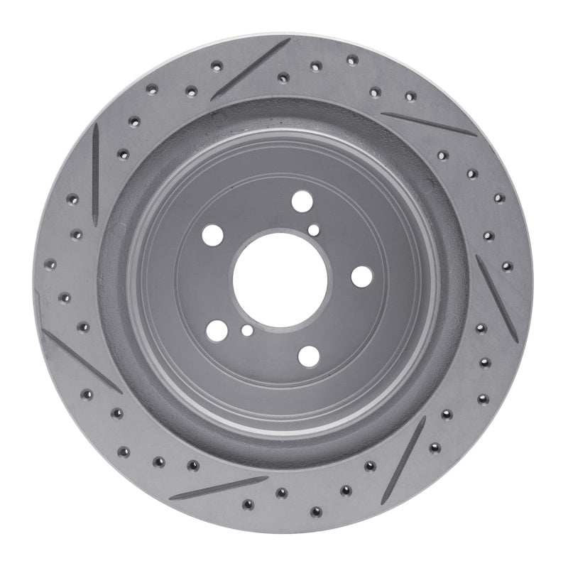 DFC Geoperformance Rear Right Drilled & Slotted Rotor for Subaru Impreza 2005 - 2009 | dfc830 - 13019R - JDMuscleSPK997335