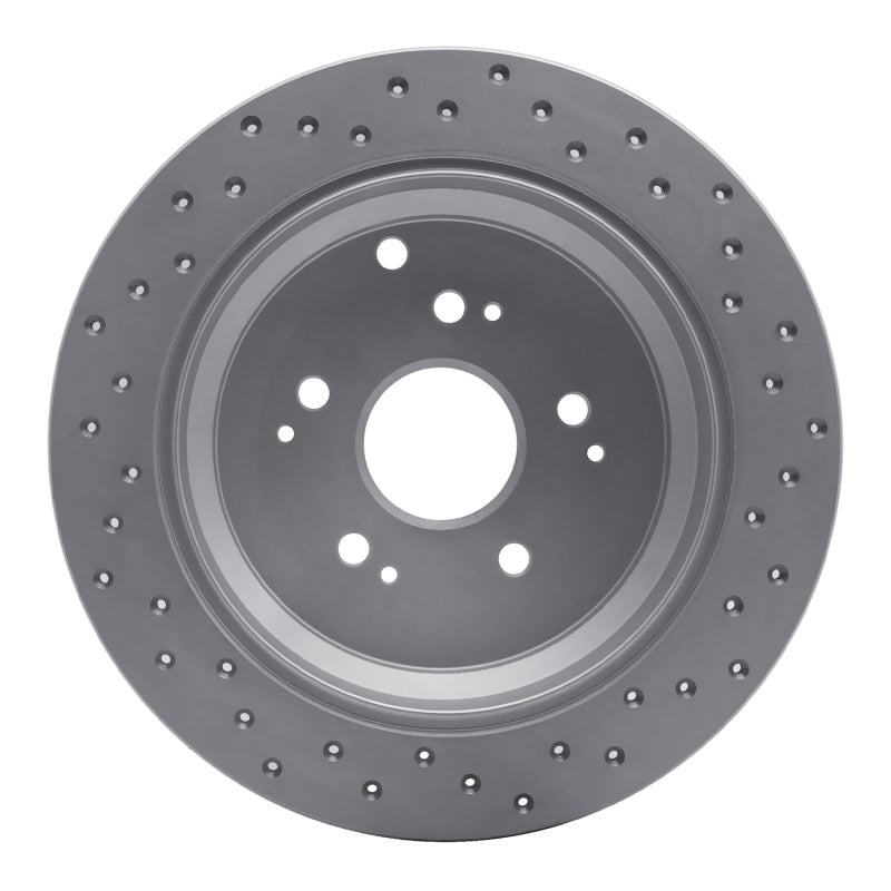 DFC Rear Left Drilled Geoperformance Rotor for Honda Odyssey 2002 - 2004 | Part Number DFC820 - 59047L | dfc820 - 59047L - JDMuscleSPK996096