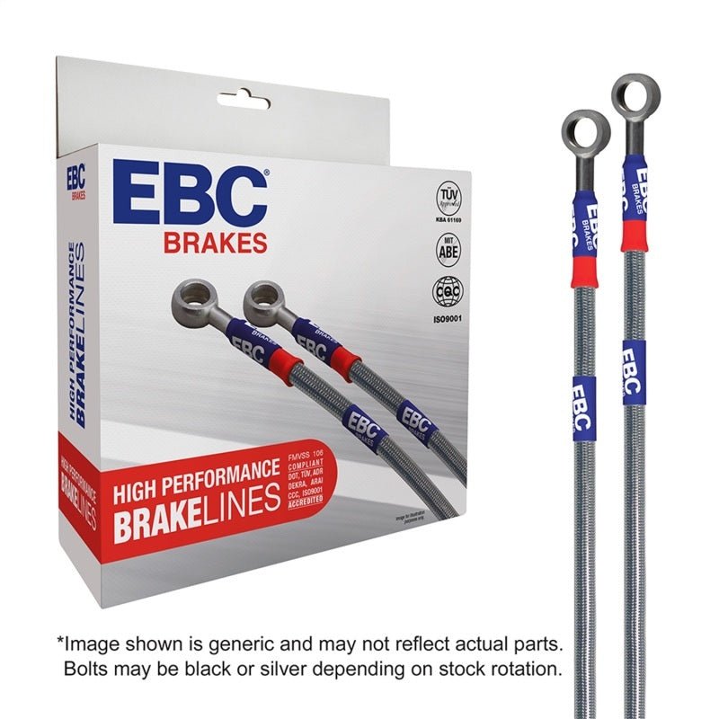 EBC 95 - 96 Mitsubishi Lancer Evo 3 2.00L Stainless Steel Brake Line Kit - JDMuscleNon - CategorizedebcBLA1641-4L