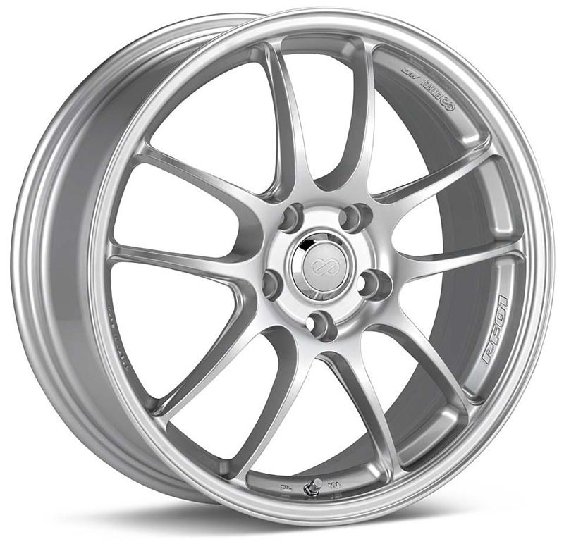 Enkei PF01 18x8 Silver Wheel for Subaru STI and Honda Civic Si – Part Number enk460 - 880 - 6540SP - JDMuscleSPK4336568