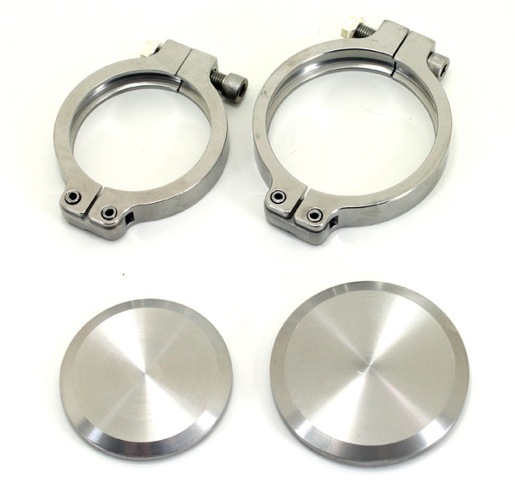 Grimmspeed 44/45mm V-Band External Wastegate Block Off Plate - Subaru Universal | 008008