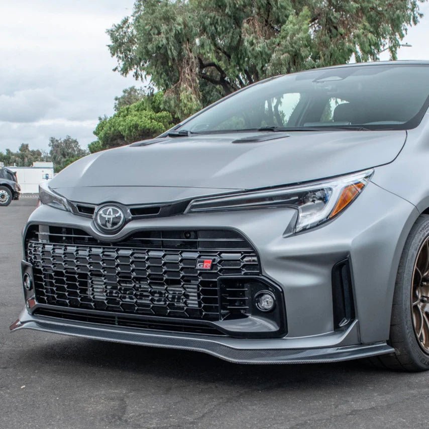 Extreme Online Store 23 - 26 Toyota GR Corolla Carbon Fiber Front Lip Splitter - JDMuscleFront LipsFLIP-674-BKCFCarbon Fiber