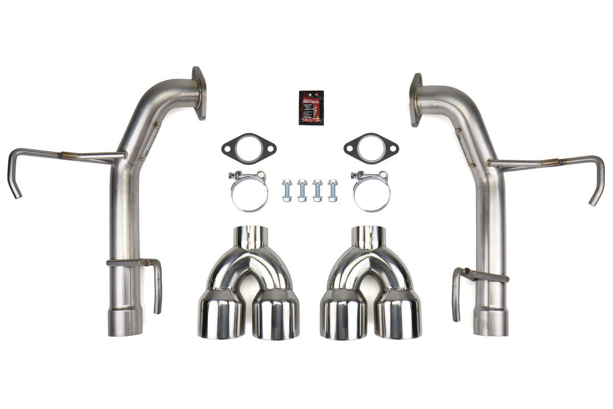 FactionFab Axle Back Exhaust Polished Tip WRX / STI 2011 - 2014 Sedan - JDMuscleFFA1.10111.1