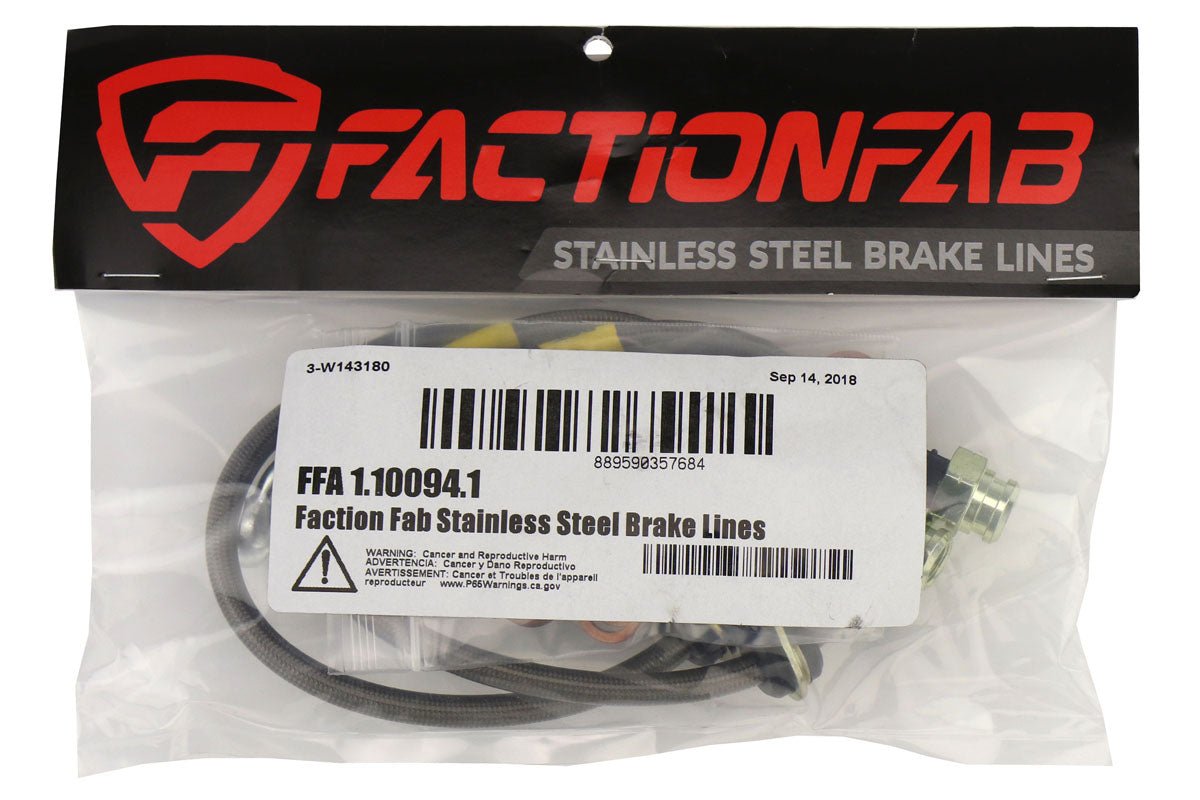 FactionFab Front Stainless Steel Brake Lines Subaru STI 2004 - 2007 / WRX 2006 - 2007 - JDMuscleFFA1.10094.1