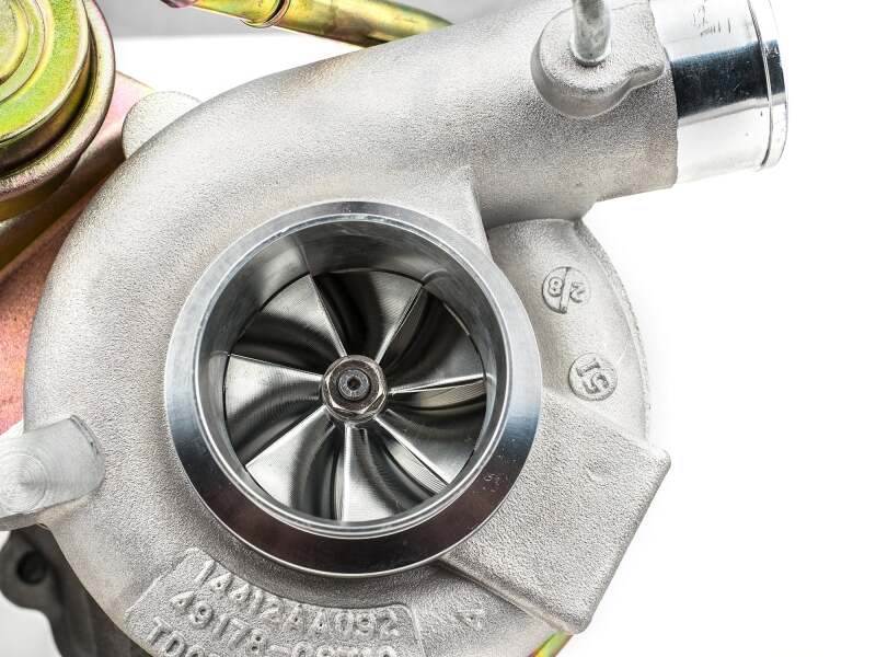 Forced Performance Subaru STi/WRX Blue Turbo BB LOPE 58mm CH8 CM Turbine Hsg External WG w/Oil Line - JDMuscleSPKfpt2024010